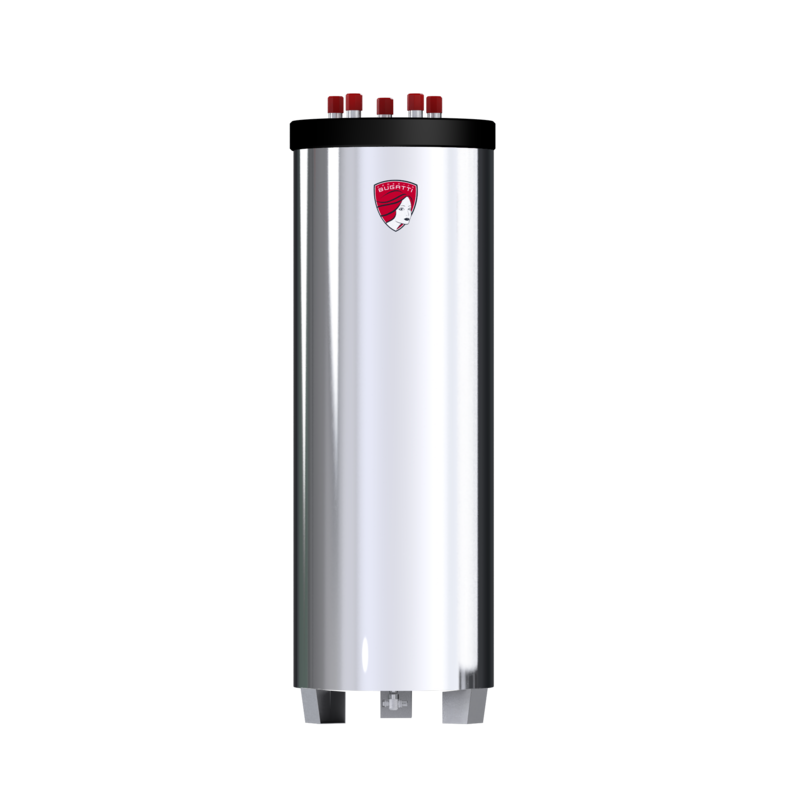 Бойлер косвенного нагрева из нержавеющей стали Federica Bugatti 1000 Премиальный с анодом