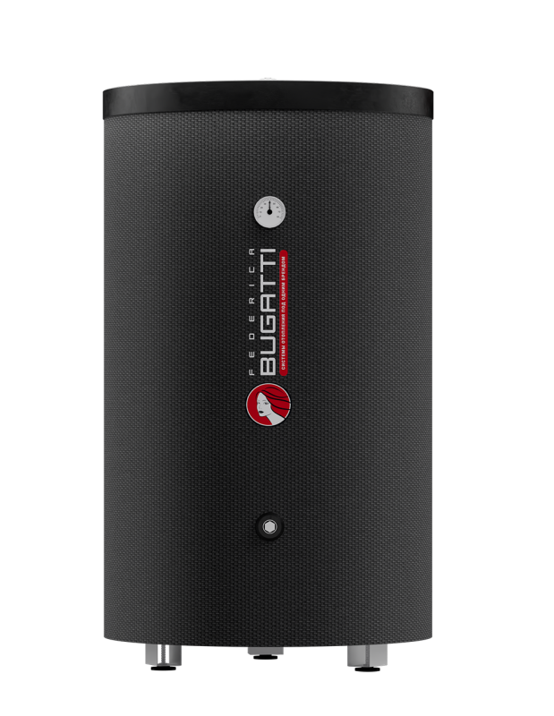 Бойлер косвенного нагрева S160A480 Federica Bugatti из нержавеющей стали со змеевиком