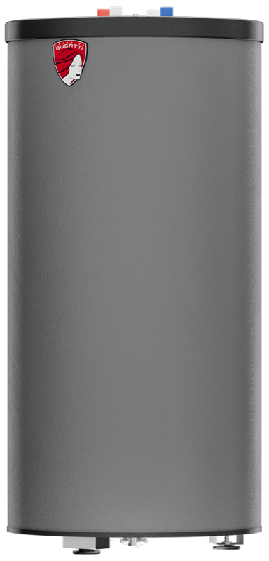 Бойлер косвенного нагрева 1500 Federica Bugatti Эко из черной стали